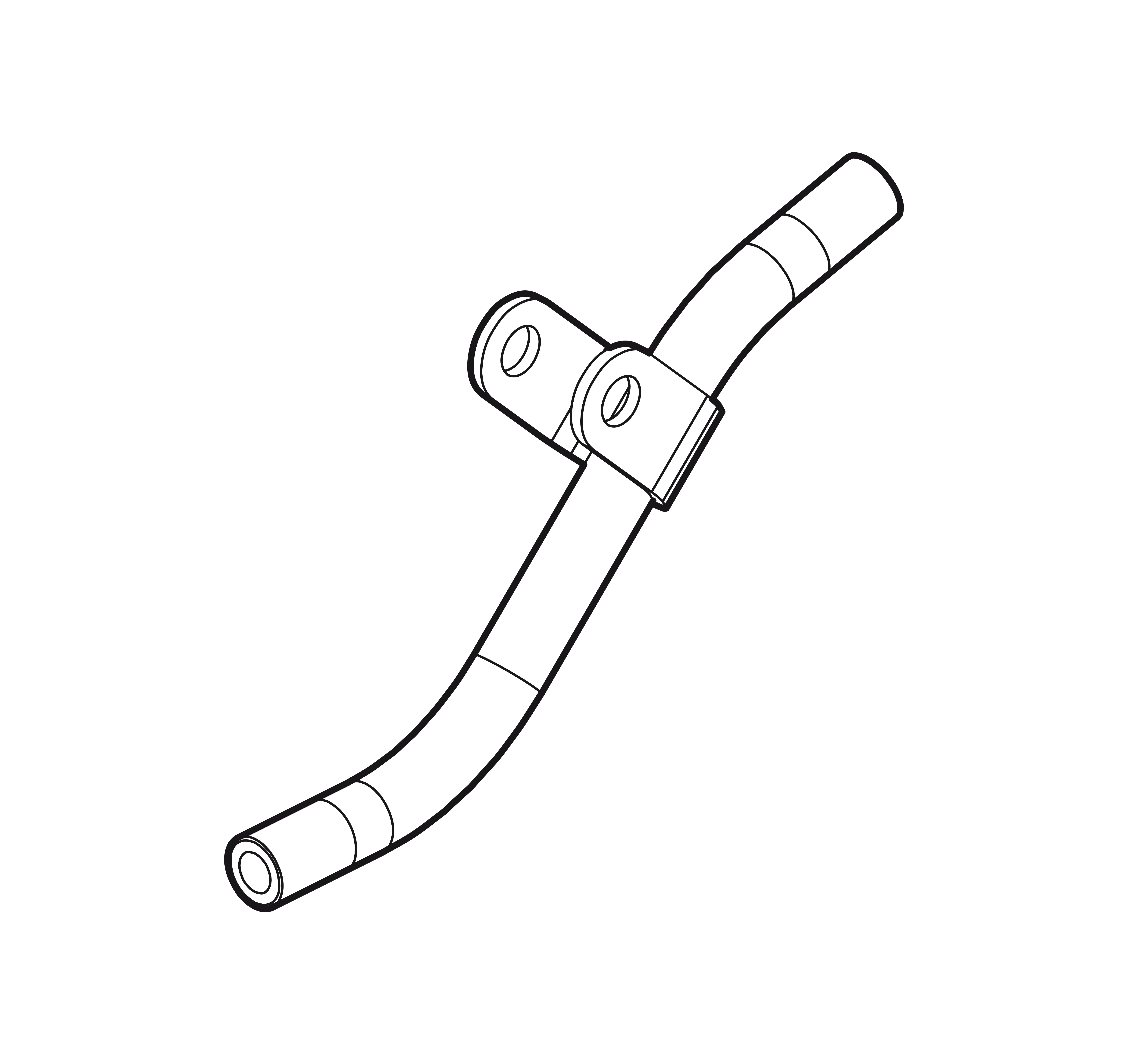 Handle - Bent pipe | 3303 0051 94